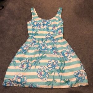 Blue and White Lily Pulitzer Dress